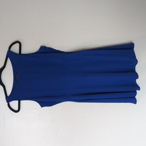 Rachel Zoe Los Angeles Vibrant Blue Tank Midi Dress‎ 4 Small